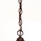 Homeroots 14 x 9.5 x 9.5 in. Richmond 1-Light Burled Walnut Hanging Light 398004 - alternate 4